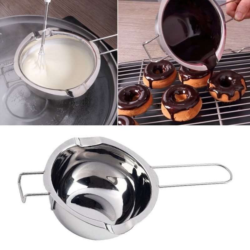 2pc/set Stainless Steel Wax Melting Pot Double Boiler for DIY Scented