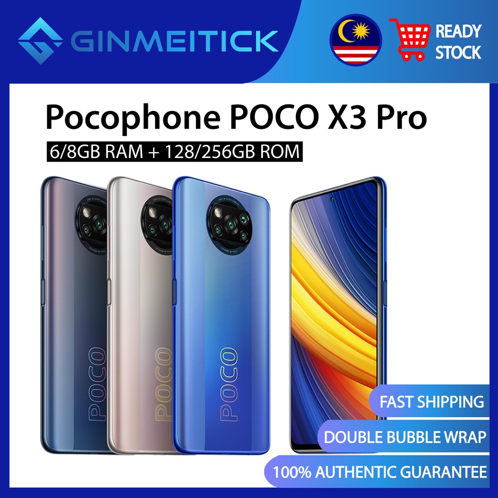 XIAOMI Pocophone POCO X3 Pro 6/8GB Ram + 128/256GB Rom