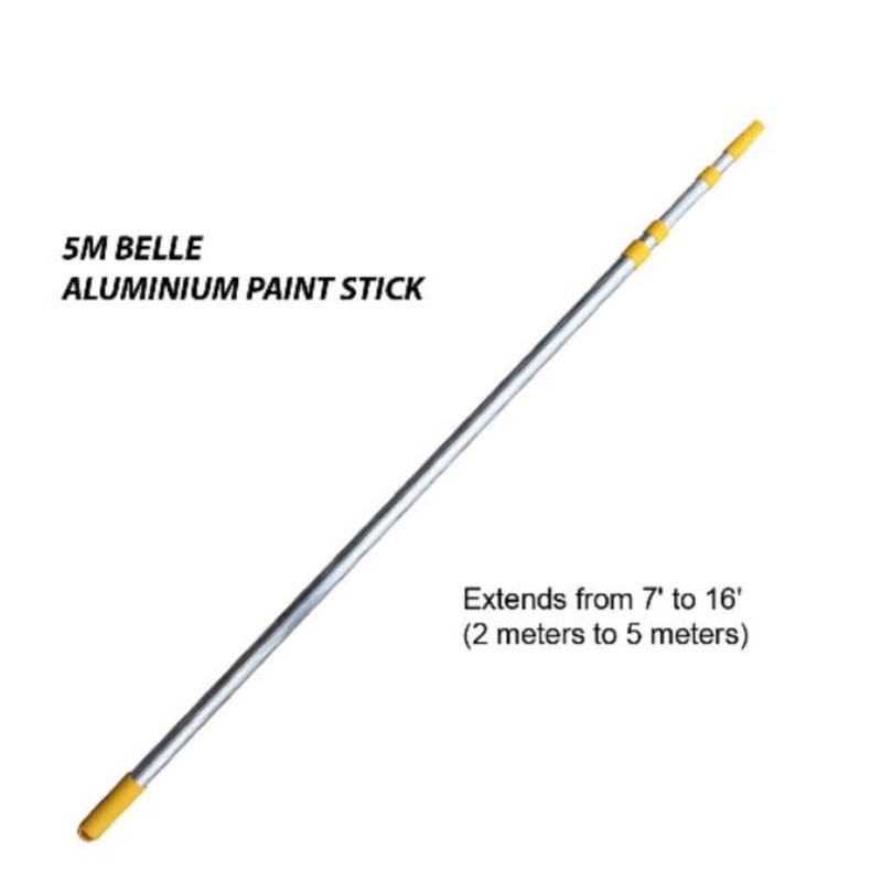 PREMIUM 5M/15FT HEAVY DUTY ALUMINIUM EXTENTION PAINT POLE Shopee Malaysia