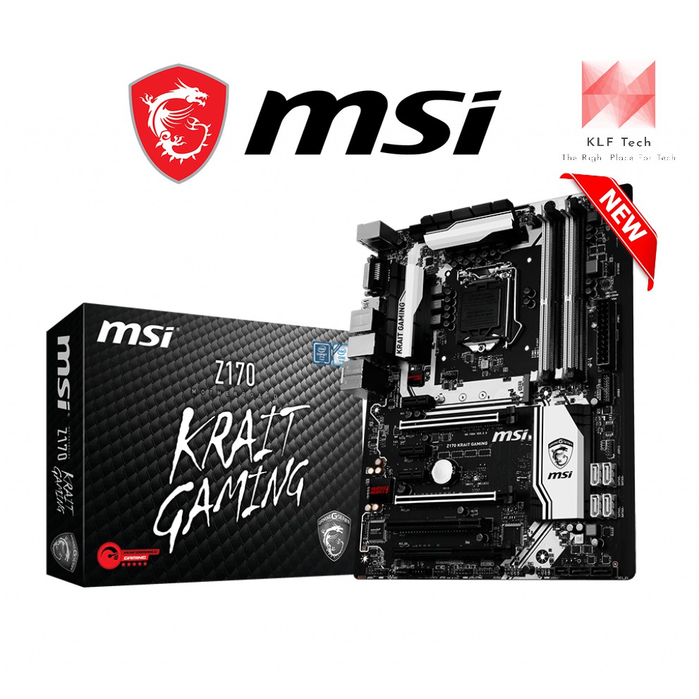 MSI Z170A Krait Gaming Lga 1151 Motherboard *Support 6 and 7 Gen Cpu
