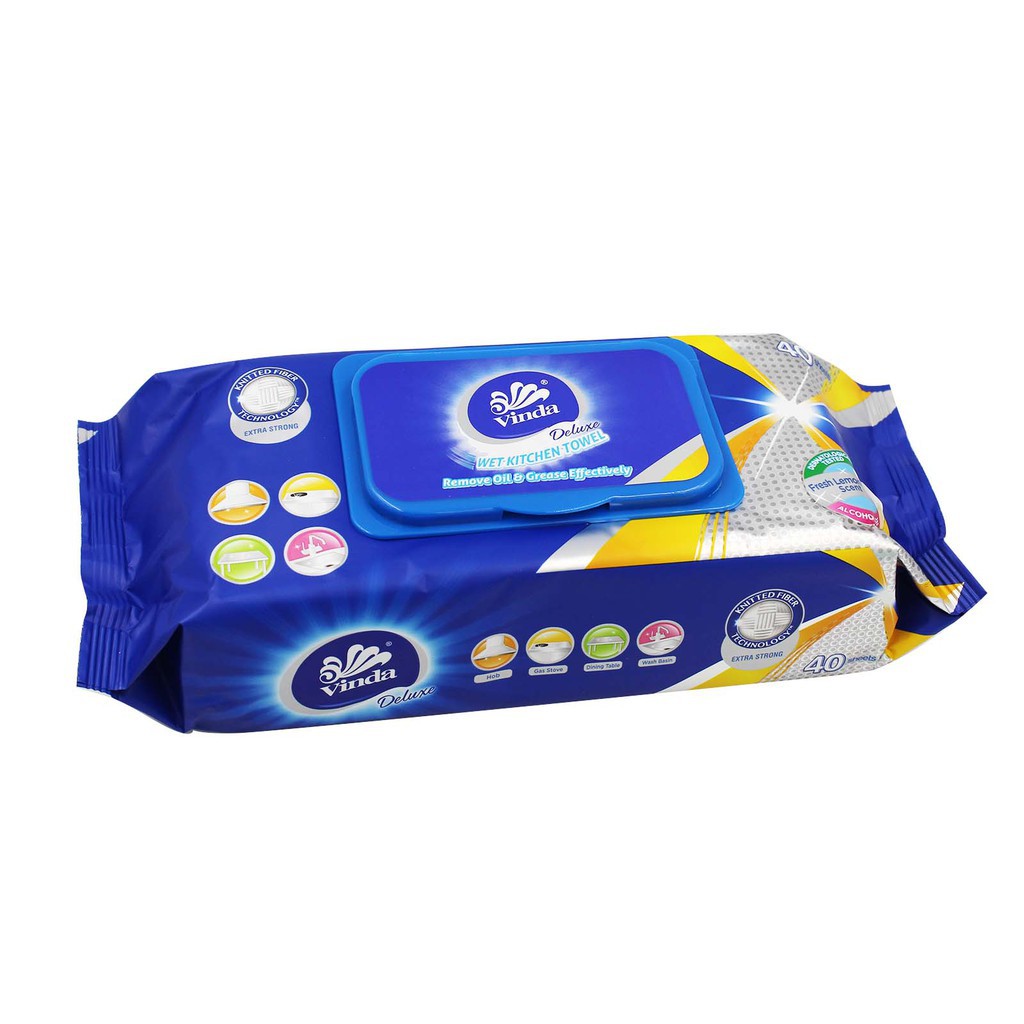 Vinda Wet Kitchen Towel Wipes and Dry Kitchen Towel Shopee Malaysia