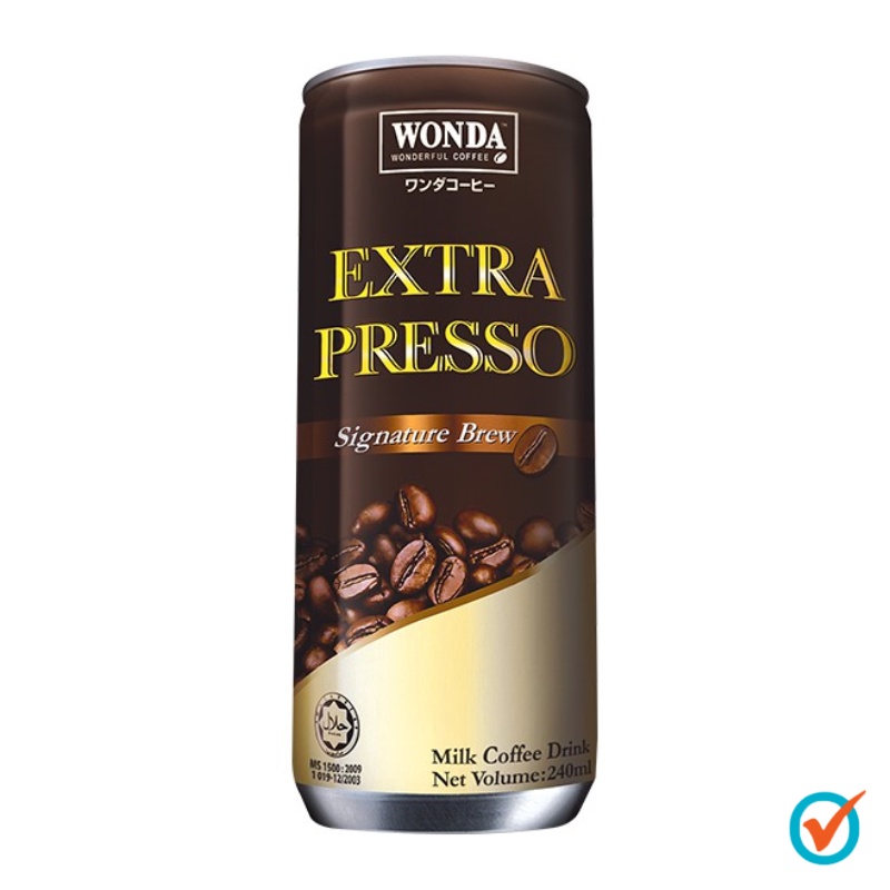 Wonda Coffee Extra Presso Original Can 240ml Shopee Malaysia