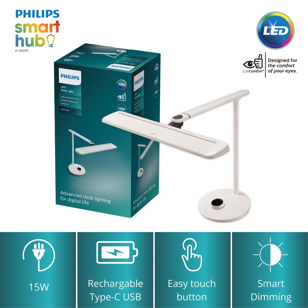 Philips DSK501 VDT Mate Desk Lamp Shopee Malaysia