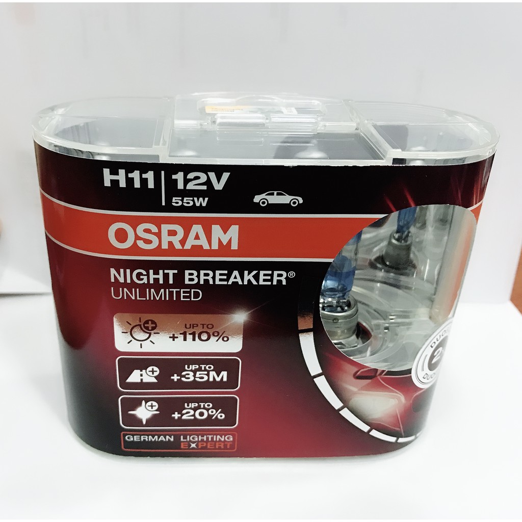 Osram H1 H3 H4 H7 H11 9006 Night Breaker Unlimited Up To 110
