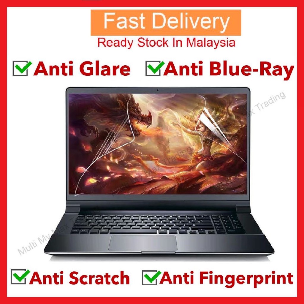 13.3"/ 14"/ 15.6" Laptop Screen Protector {Anti BlueRay Anti UV Ray