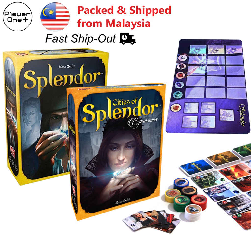 Splendor Expansions Cities of Splendor Mat Board Game Family Party