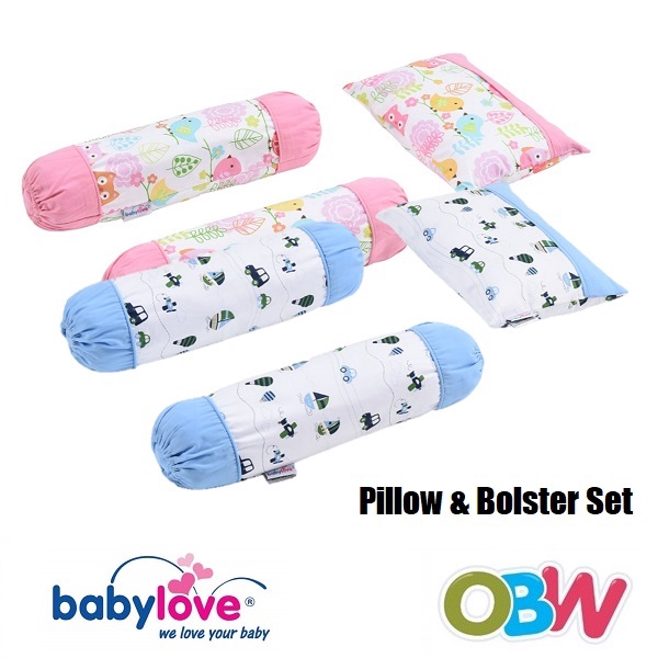 Babylove Premium 3 in 1 Pillow & Bolster Set Baby Love Shopee Malaysia
