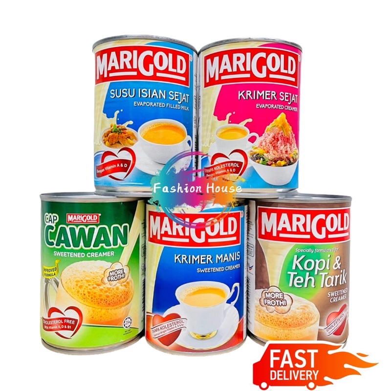 Marigold Kopi & Teh Tarik Sweetened Creamer / Evaporated Creamer