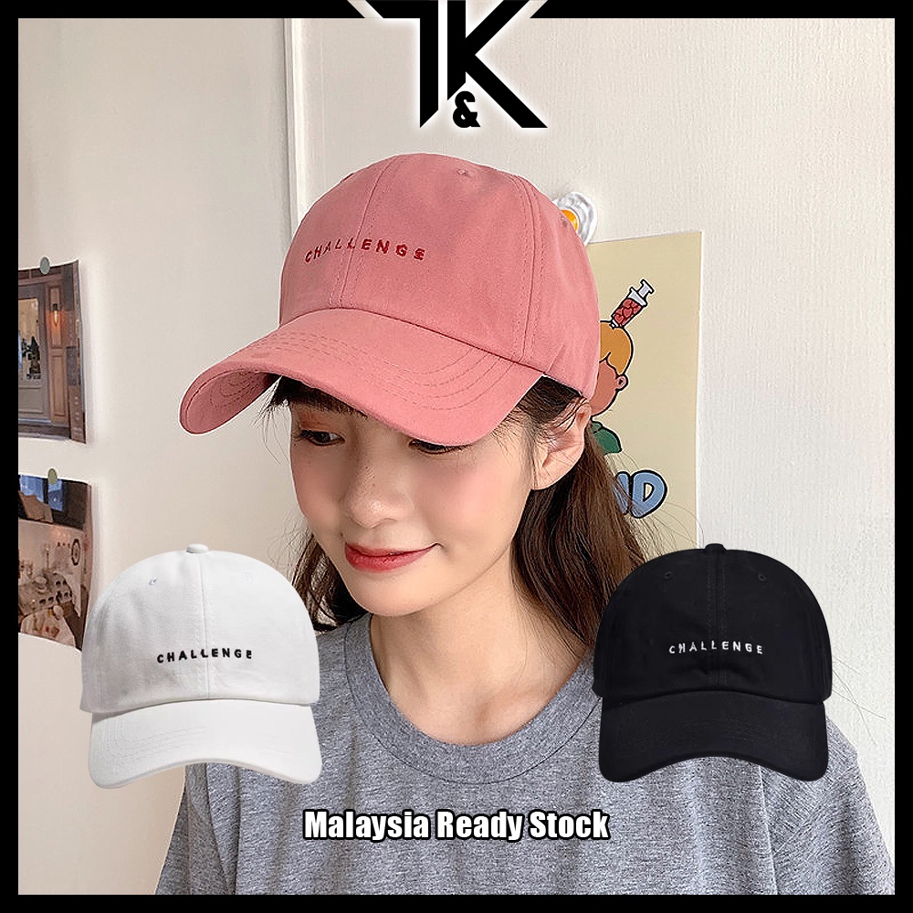 [LOCAL] Japanese 'Challenge' Letter Baseball Cap / Adjustable Cap