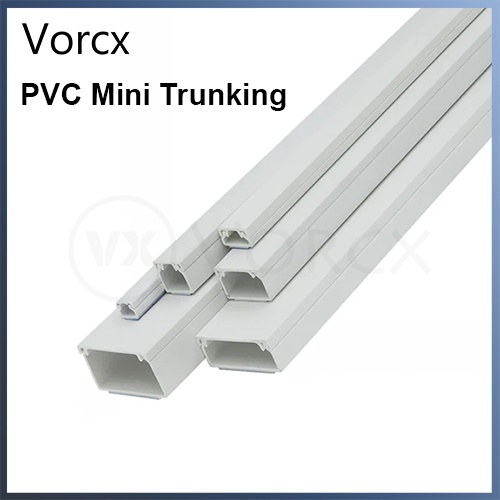6 Feet PVC Mini Trunking Casing 20mm(3/4'') to 50mm(2") Shopee Malaysia