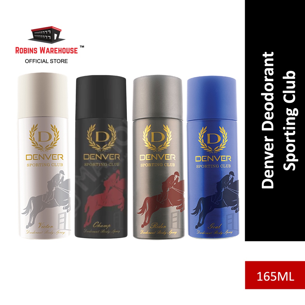 [Original] Denver Sporting Club Deodorant Body Spray (165ml) For Men