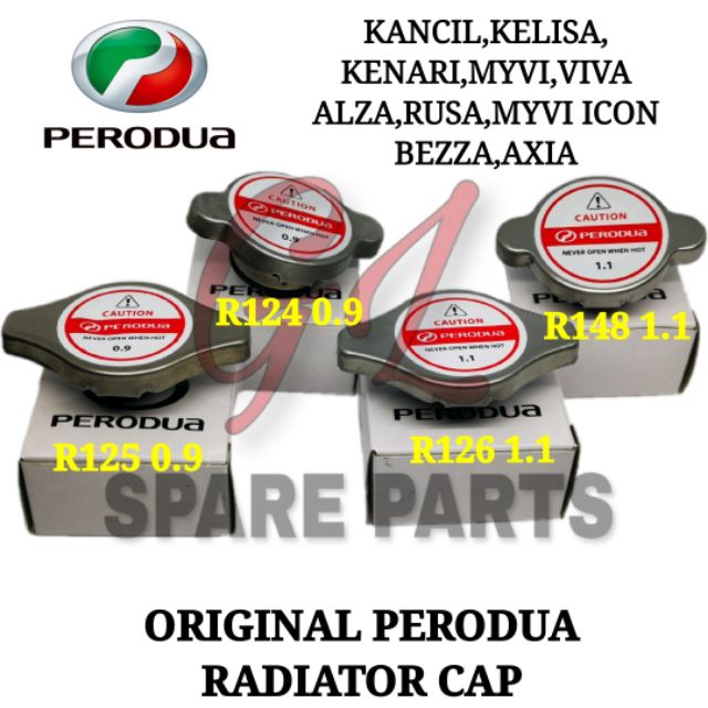 Radiator cap original myvi viva axia bezza kancil kelisa kenari myvi