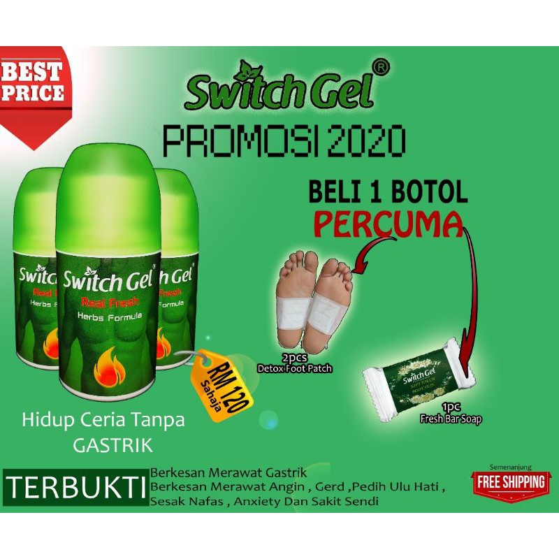 Alhamdulillah setelah hampir 30 tahun saya menghidapi sakit gastrik ini dengan izin allah saya telah sembuh dan saya tawarkan ubat gastrik. FAST DELIVERY SWITCH GEL UBAT GASTRIK PEDIH ULU HATI ...