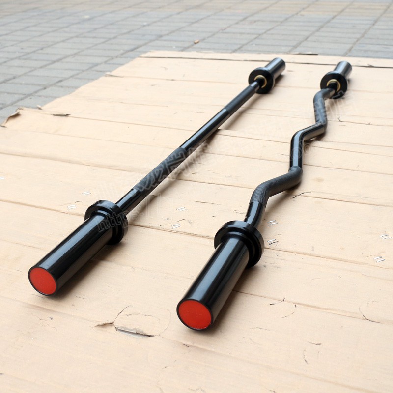BLACK Olympic Barbell Professional Bodybuilding Barbell 1.2m different