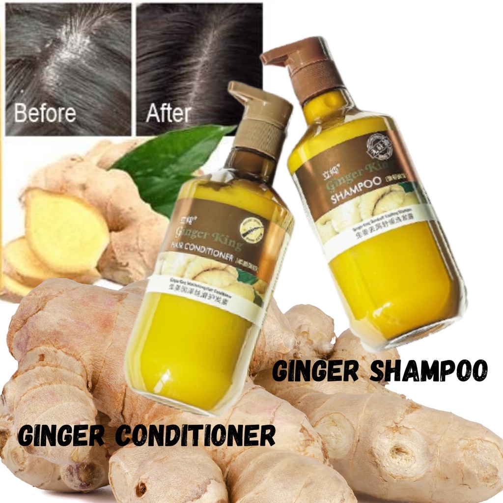 LICHUN GINGER HAIR SHAMPOO / HAIR CONDTIONER 500ML ( EXTRACT NATURAL