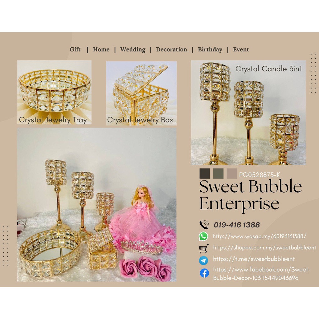 DULANG HANTARAN DECORATION TRAY DULANG CERMIN DOOR GIFT VIP HANTARAN