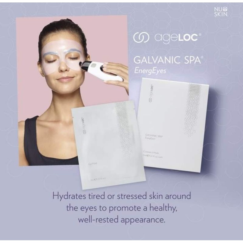 Nuskin Galvanic Spa Eye Mask / Energeyes 1box (5masks) Shopee Malaysia