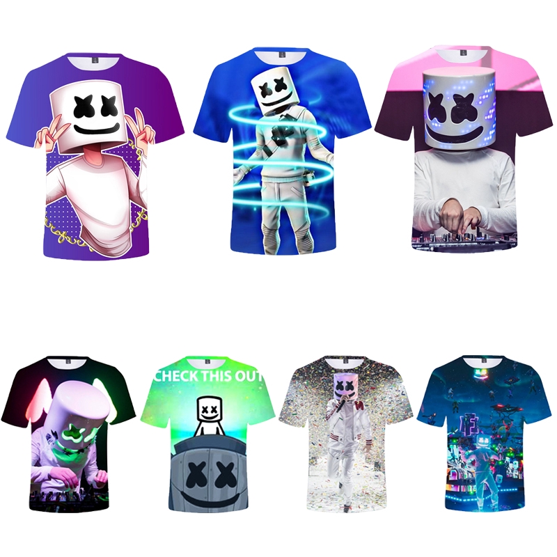 Playera O Camiseta Marshmello Jinx Camisetas Camisetas Bordadas Ropa Fitness marshmello neon t shirt roblox