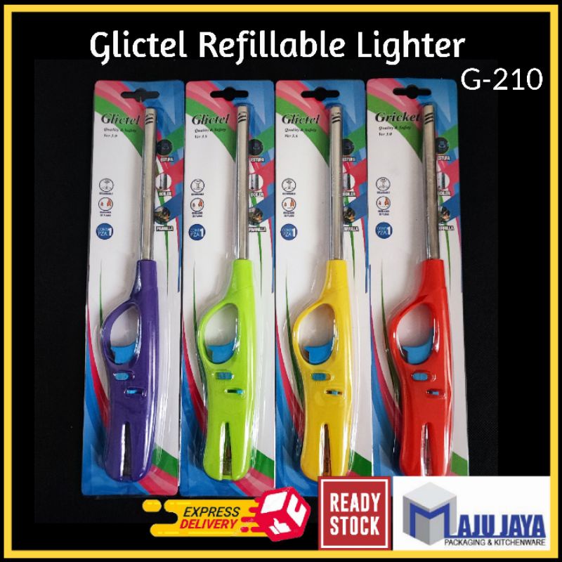 Glictel [G210] Gas Lighter / MultiPurpose Lighter / pemetik api