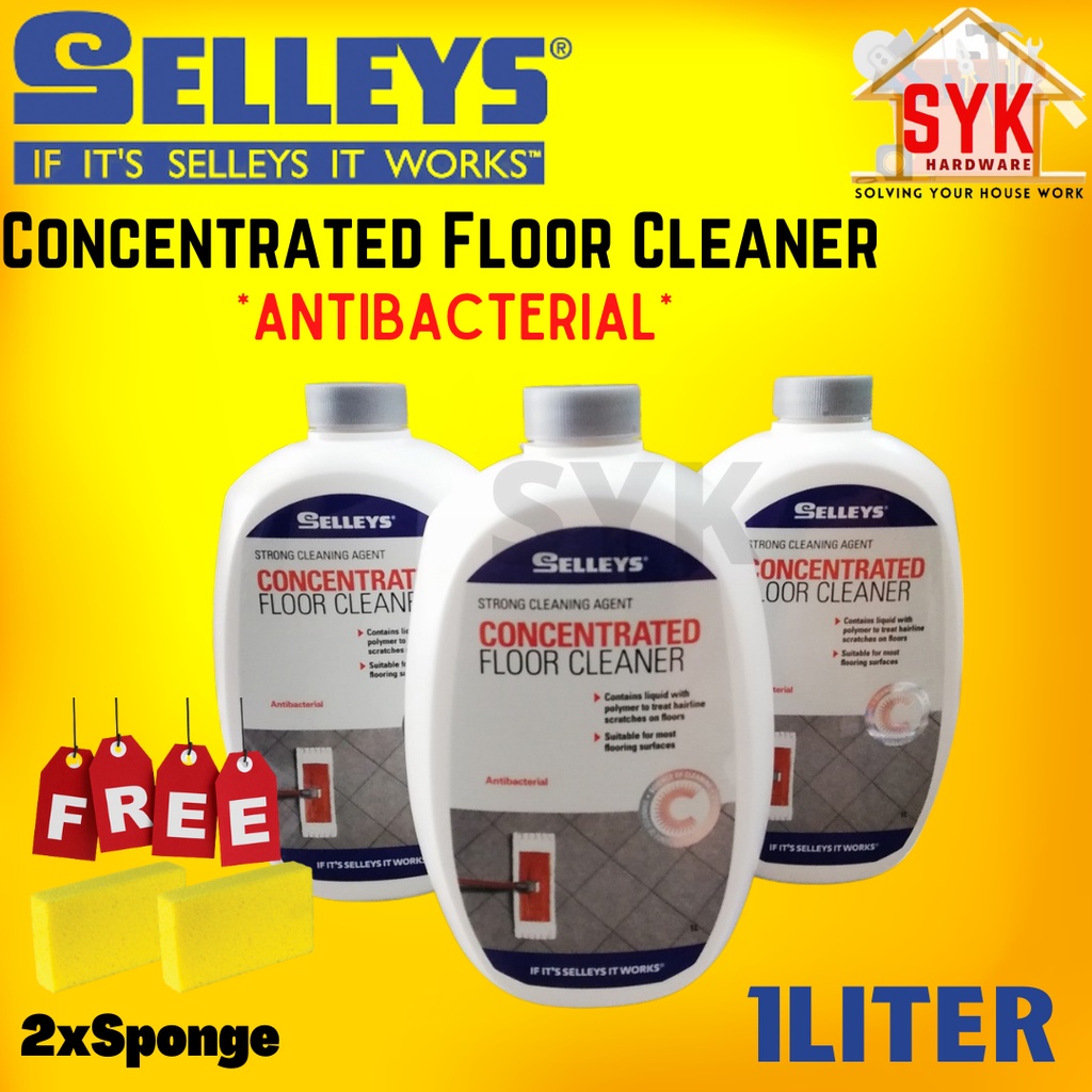 SYK Selleys Antibacterial Concentrated Floor Cleaner Kitchen Toilet surfaces Stone Marble Wood