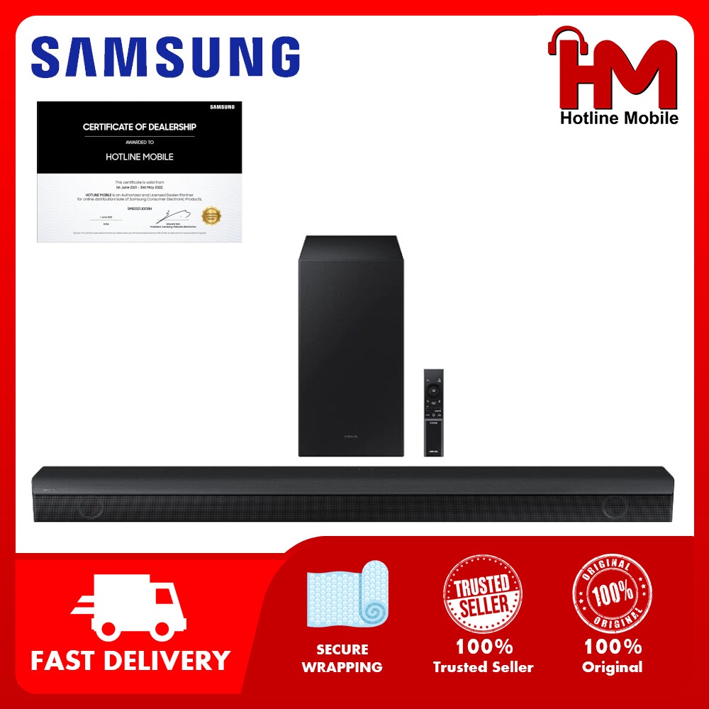 Samsung HWB450 Soundbar with Dolby Atmos and Wireless Subwoofer (HW