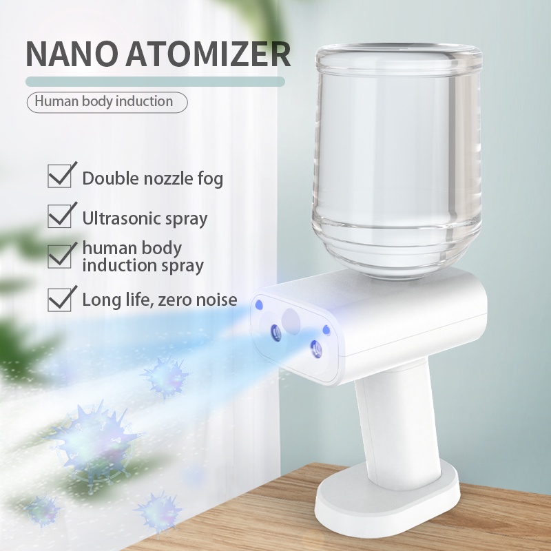 Sanitizer spray gun 500ml Nano disinfectant spray gun Handheld Wireless