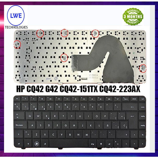 HP CQ42 G42 CQ42151TX CQ42223AX LAPTOP KEYBOARD Shopee Malaysia