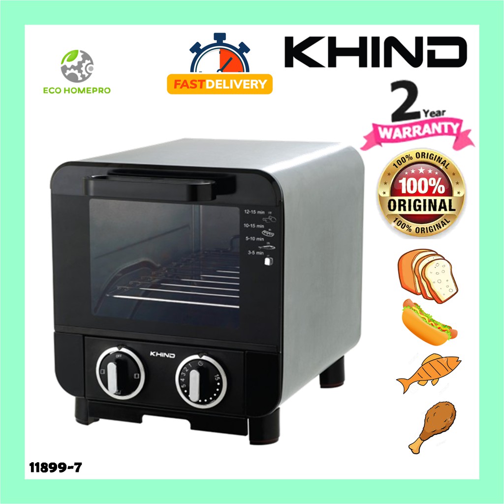 Khind Bread Toaster Oven OT08SS Shopee Malaysia