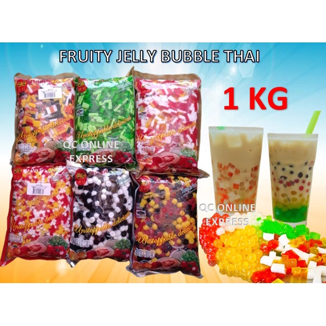 Fruity/ Rainbow/ Bubble JELLY / JELLY BUBBLE / ELLY BUBBLE THAILAND 1KG
