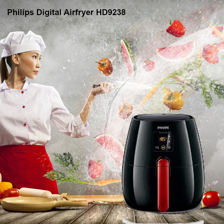 Philips Digital Airfryer HD9238 Shopee Malaysia