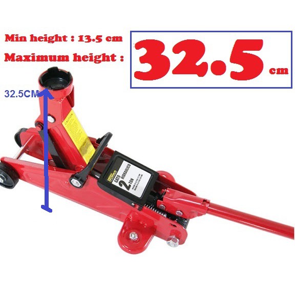 Car Hydraulic Floor Jack High Lift Trolley 2 Ton Heavy Duty Tyre Repair Tool kit Shopee Malaysia