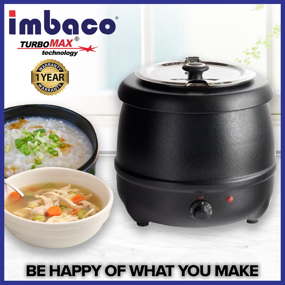 Imbaco 10Litre Commercial Electric Soup Warmer Heater [1 YEAR WARRANTY