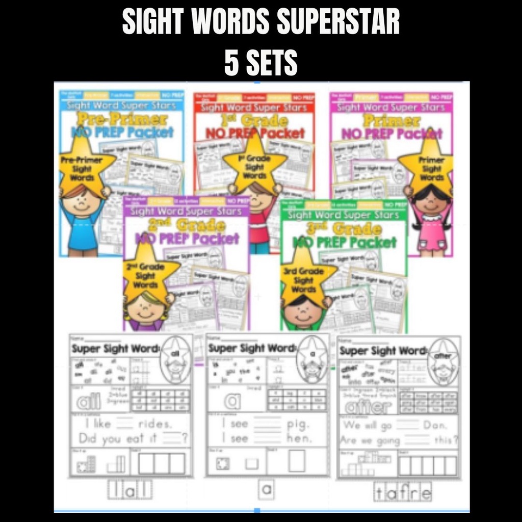 053[PDF]Sight Words Superstar English high frequency Kindergarten