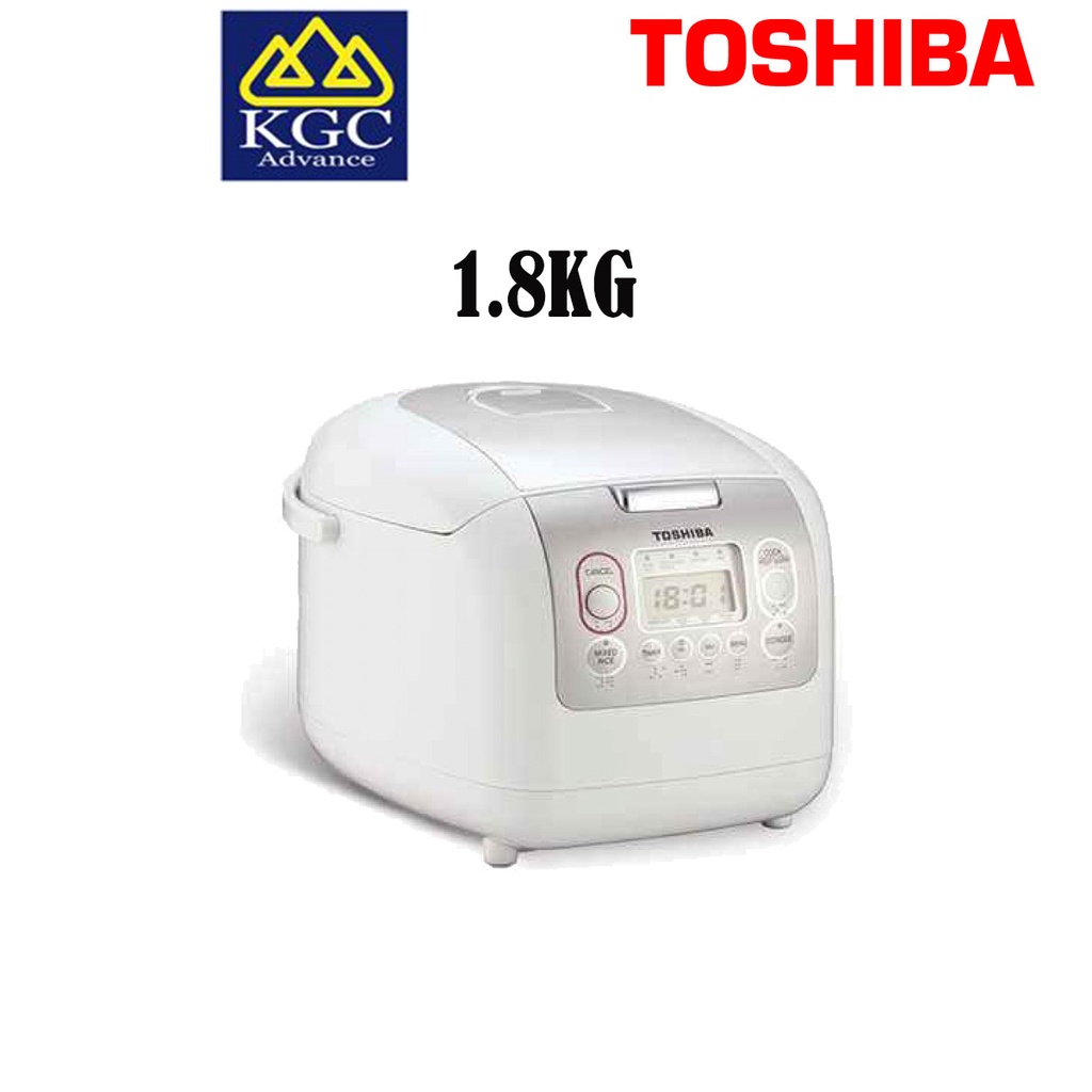 Toshiba (1.8L) Rice Cooker Digital Multipurpose RC18NMFIM (W) Shopee