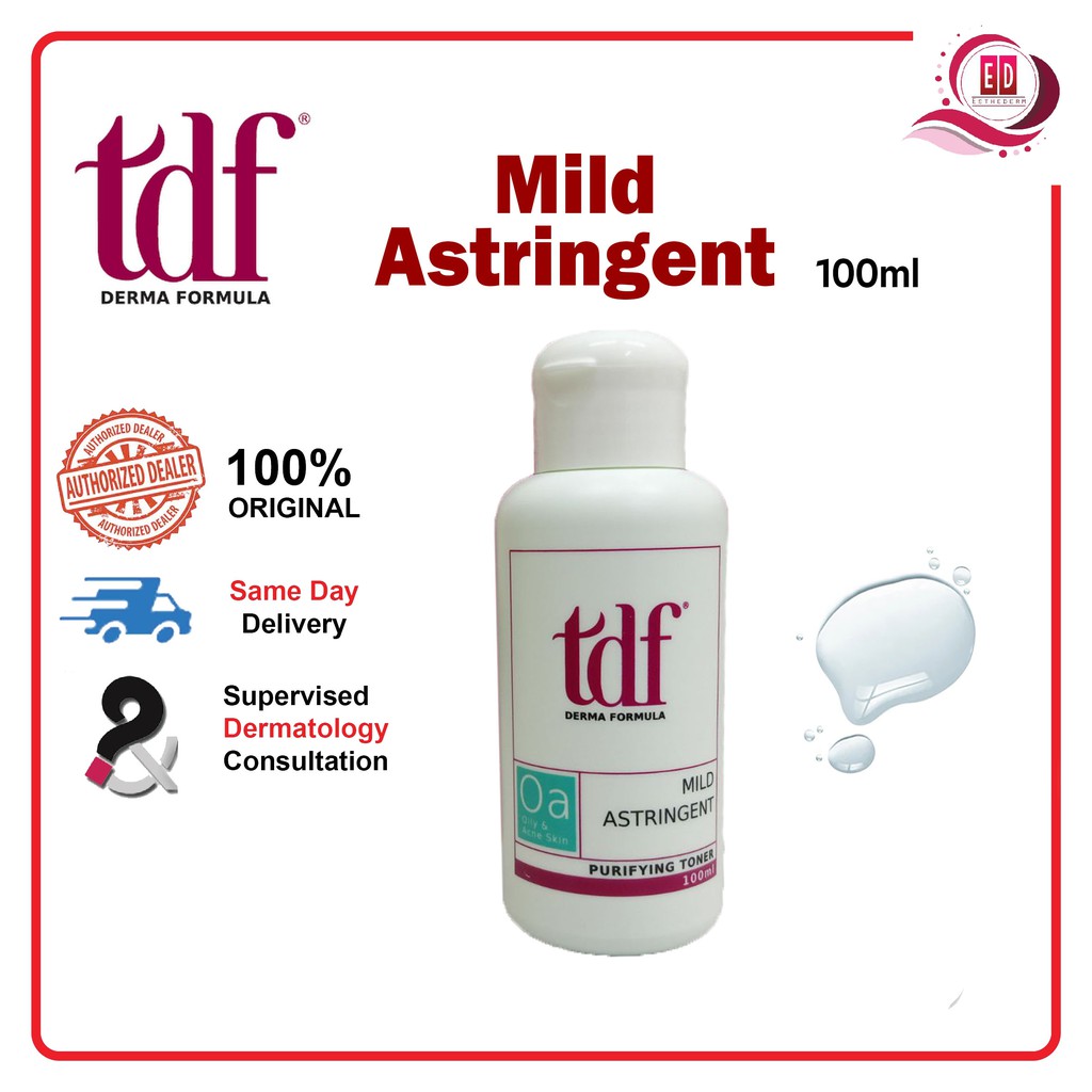 TDF Mild Astringent 100ml (Oily&Acne). Exp 01/2023 Shopee Malaysia