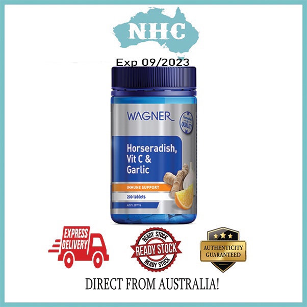 NHC Wagner Horseradish Vitamin C & Garlic 200 Tablets (Exp 09/11/2023) Shopee Malaysia