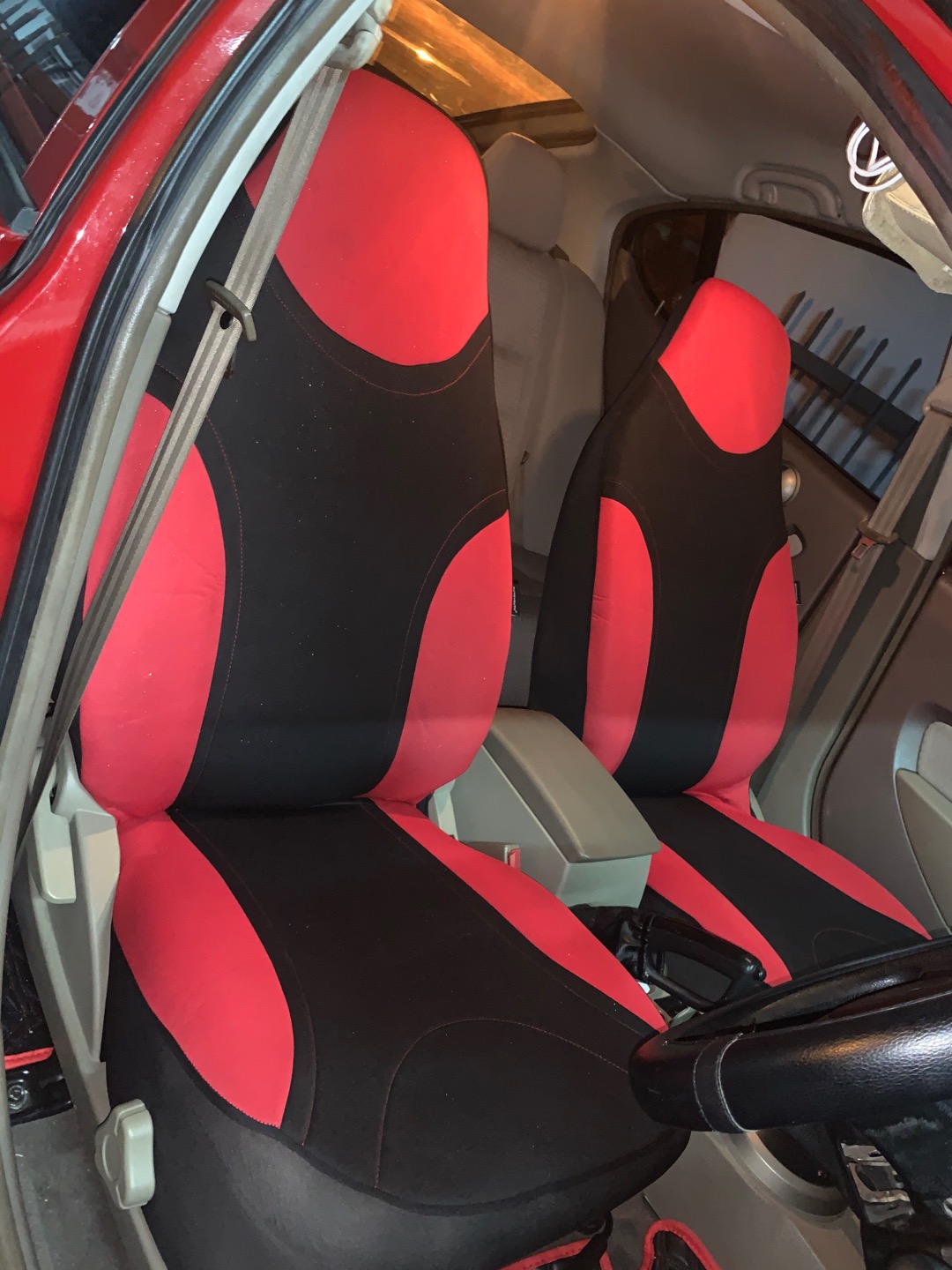 AUTOYOUTH Sports Style High Back Bucket Car Seat Cover Universal Fits