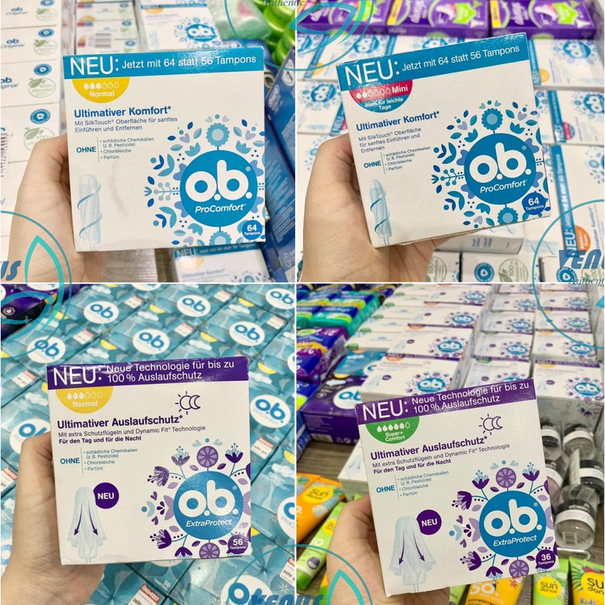 Tampon OB / Extra Protect Tube Sanitary Napkin Full size In