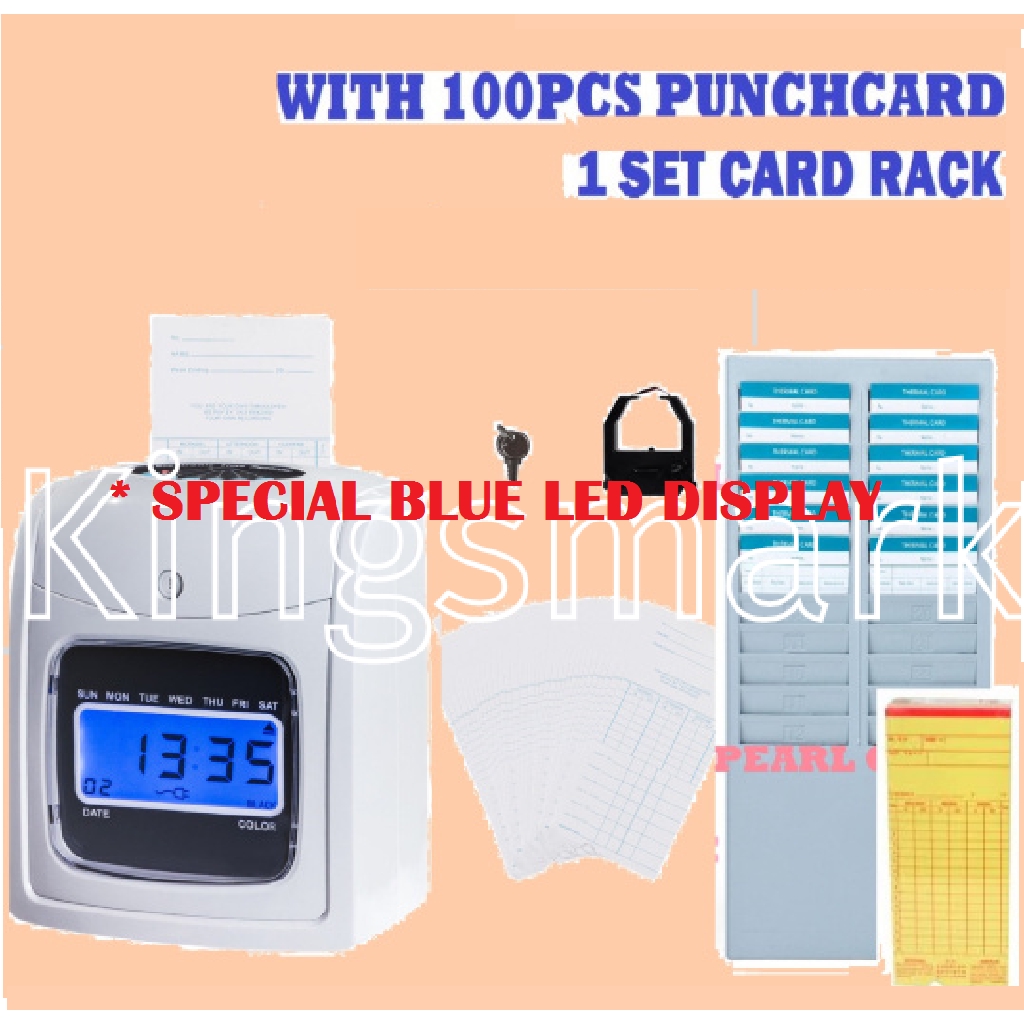 TIME RECORDER PUNCH CARD MACHINE SPECIAL EDITION Shopee Malaysia