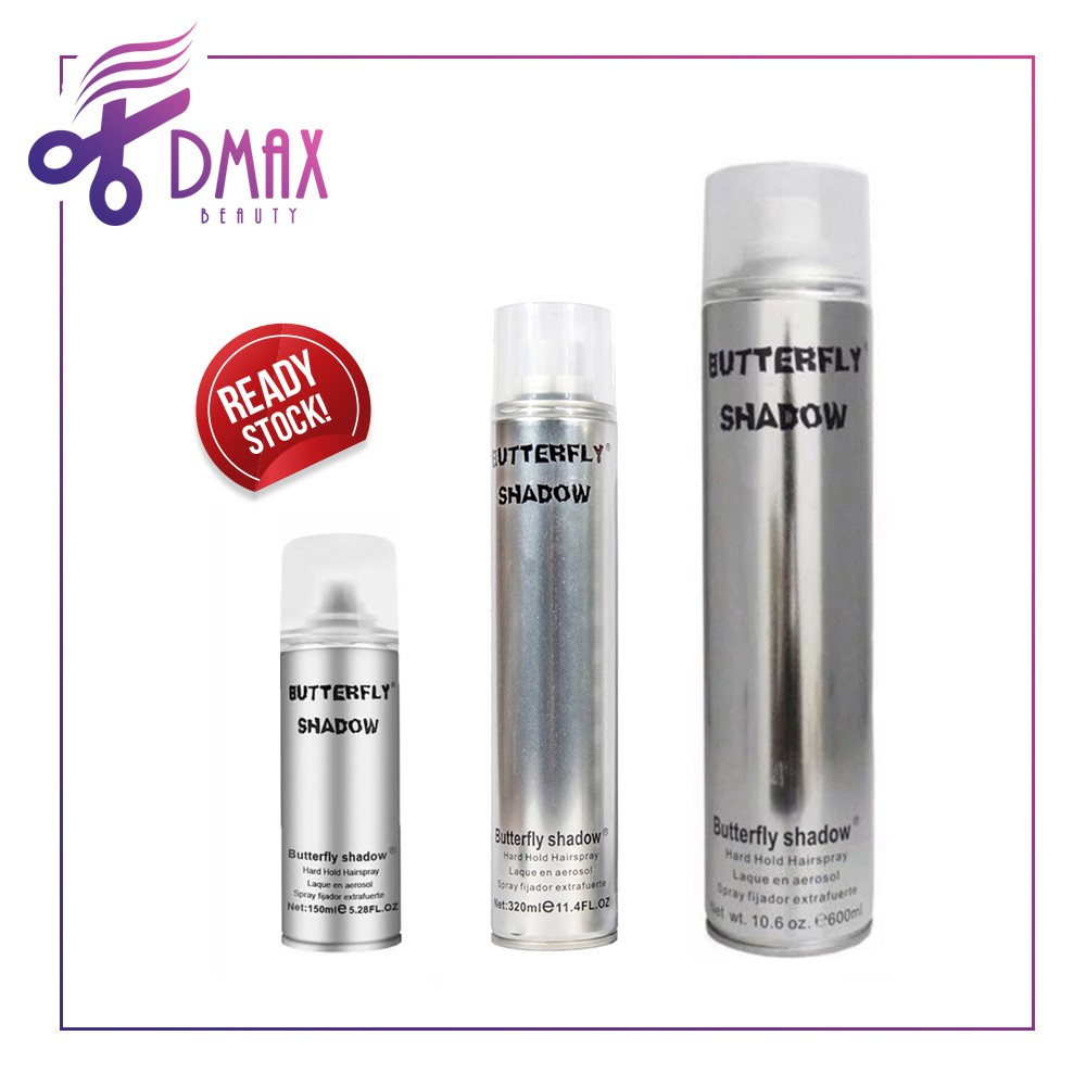 Butterfly Shadow Strong Hold Hair Spray 600ml/320ml/150ml Shopee Malaysia