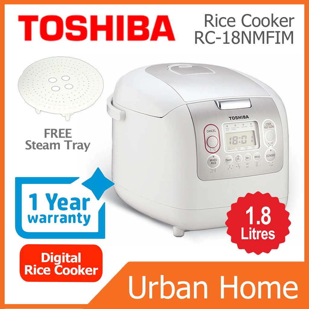 TOSHIBA 1.8L Digital Rice Cooker (RC18NMFIM/RC18NMFIM) Shopee Malaysia