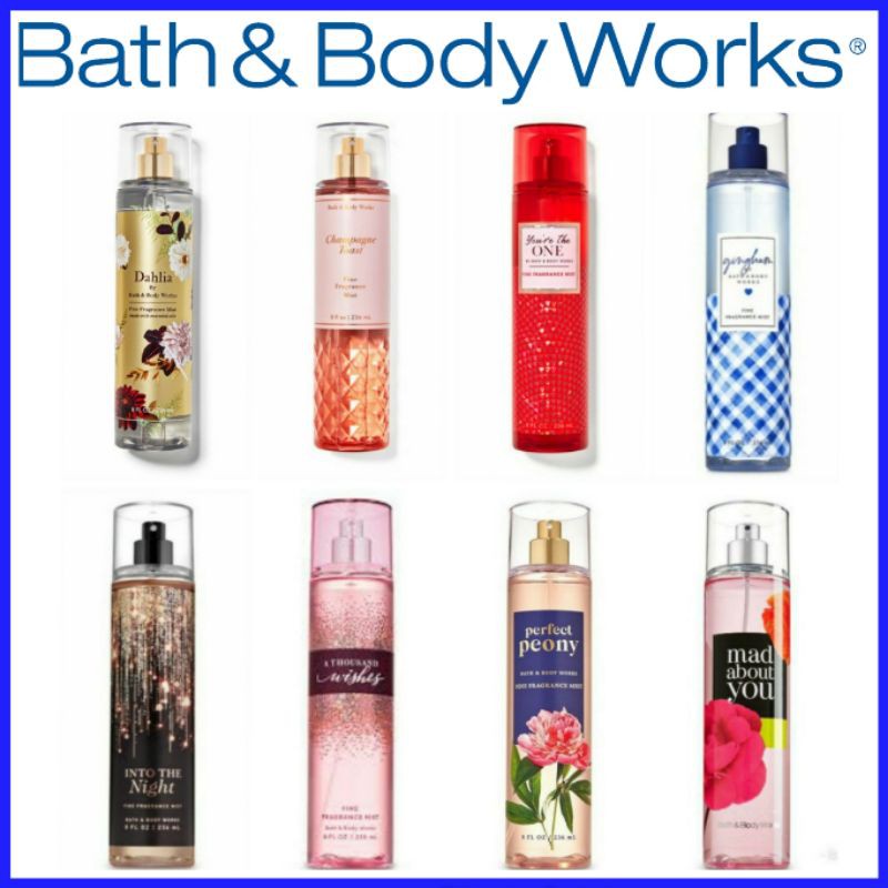 💯Original BBW Bath and Body Works Fine Fragrance Mist 236ml Shopee
