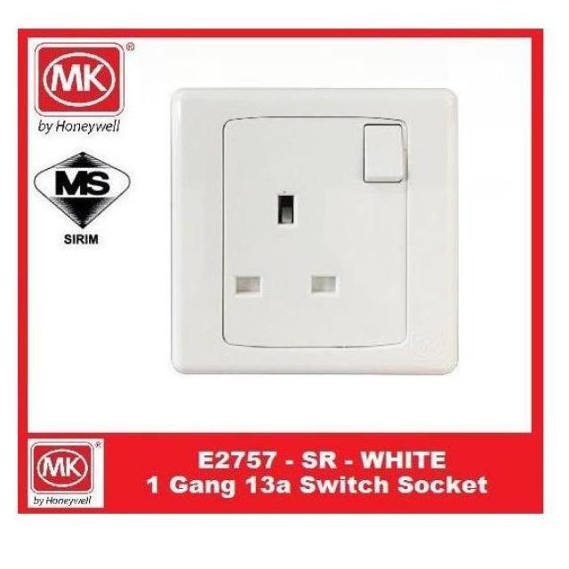 MK 1 Gang 13A SSO (Switch Socket Outlet) Shopee Malaysia