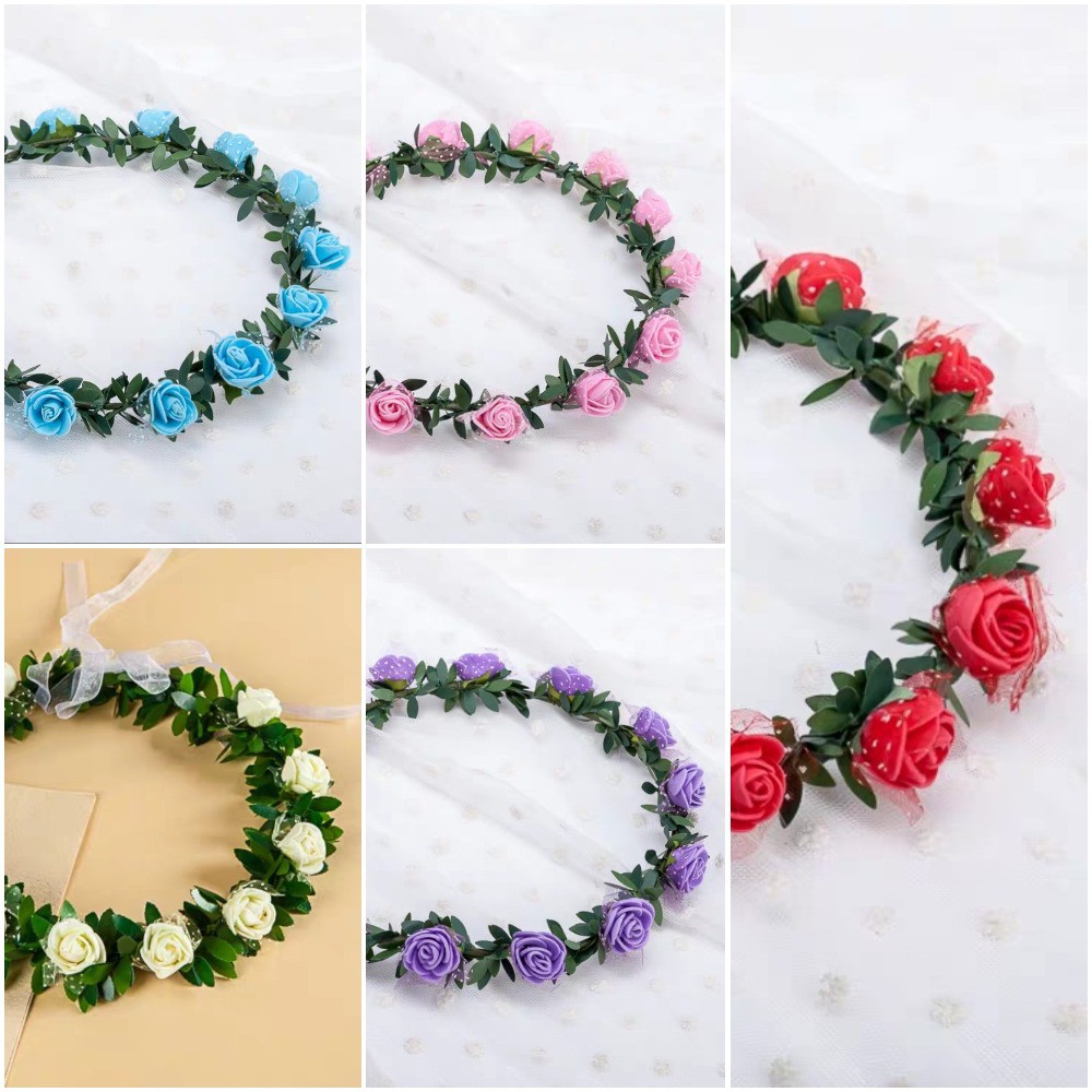 👒Bridal Headband👒 Flower Crown Bunga Kepala Pengantin Shopee Malaysia