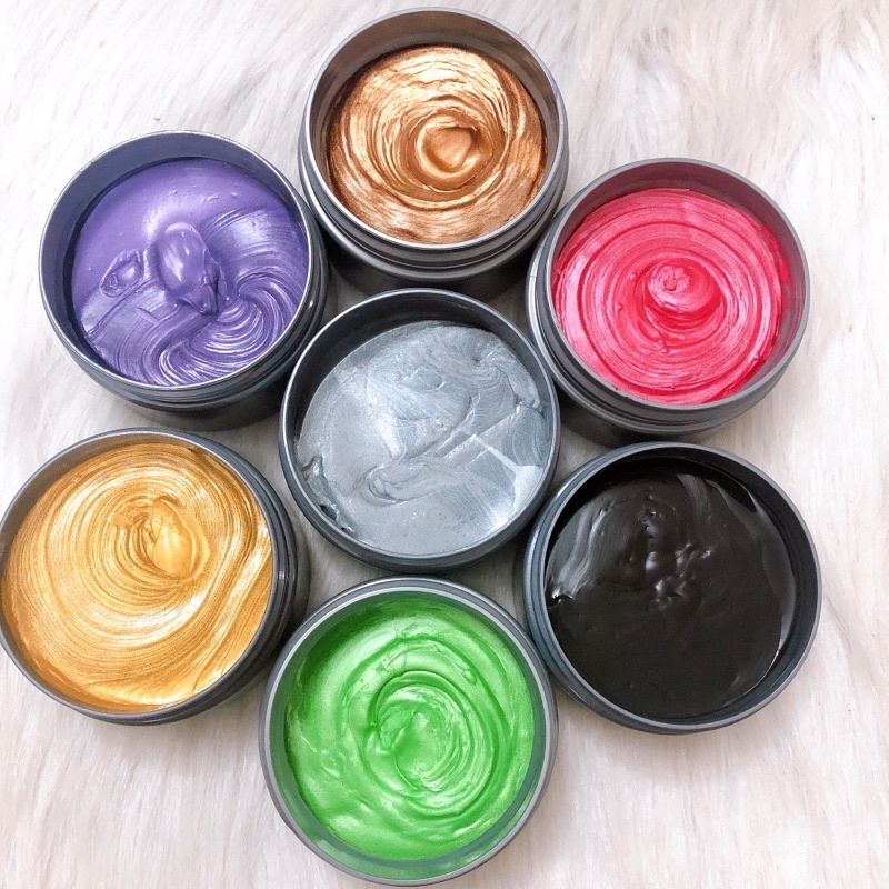 Mofajang MOFAJANG Temporary Dyed Hair Wax, KALANXUAN, ASH MUD Grey