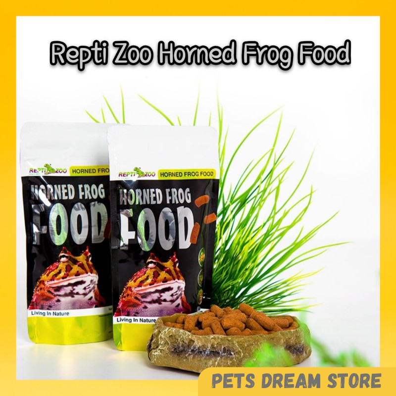 Reptizoo Horned Frog Food 50g Shrimp & Fish Flavor Pacman Frog high
