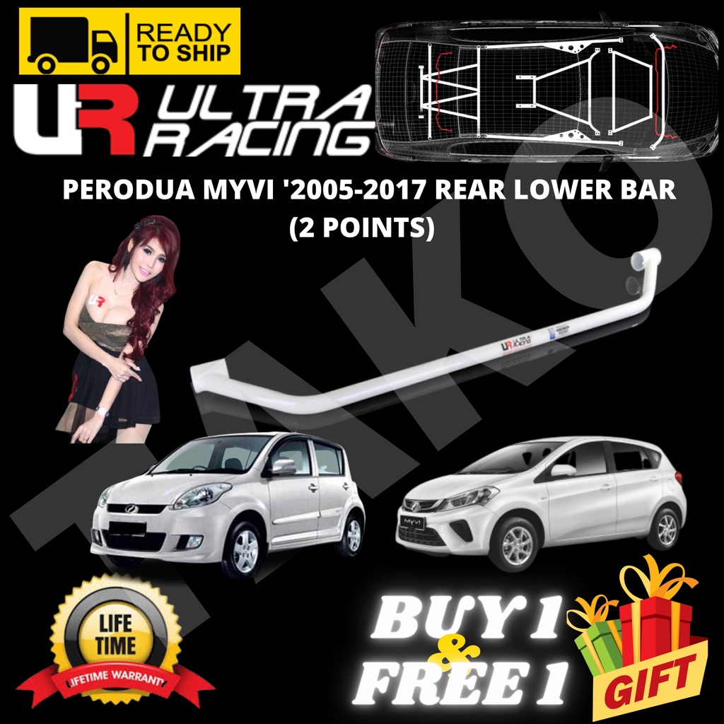 Ultra Racing Safety Bar Perodua Myvi Lagi Best M600 Front Strut Bar
