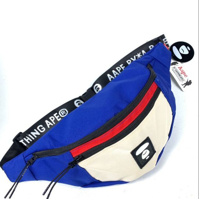 Ready Stock !! Pouch Bag Bape/waist bag/beg pinggang. Shopee Malaysia