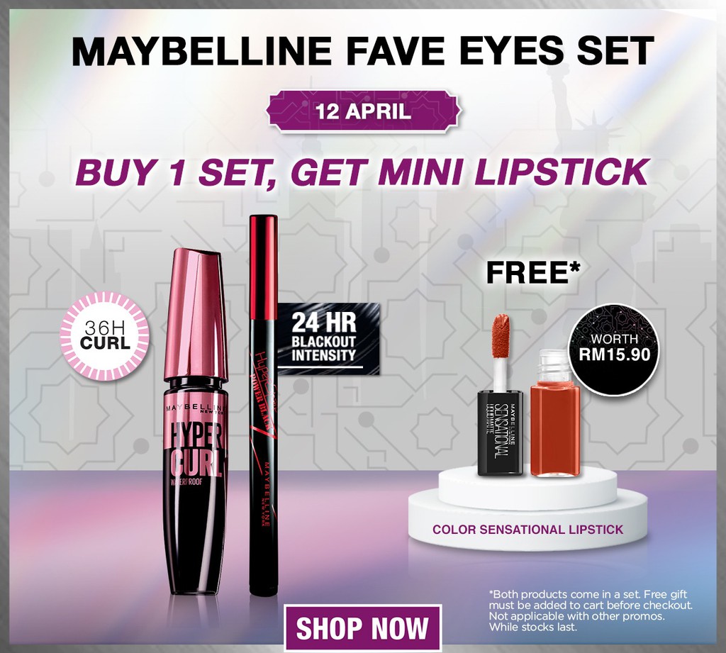 Maybelline Malaysia Official Store, Online Shop Shopee