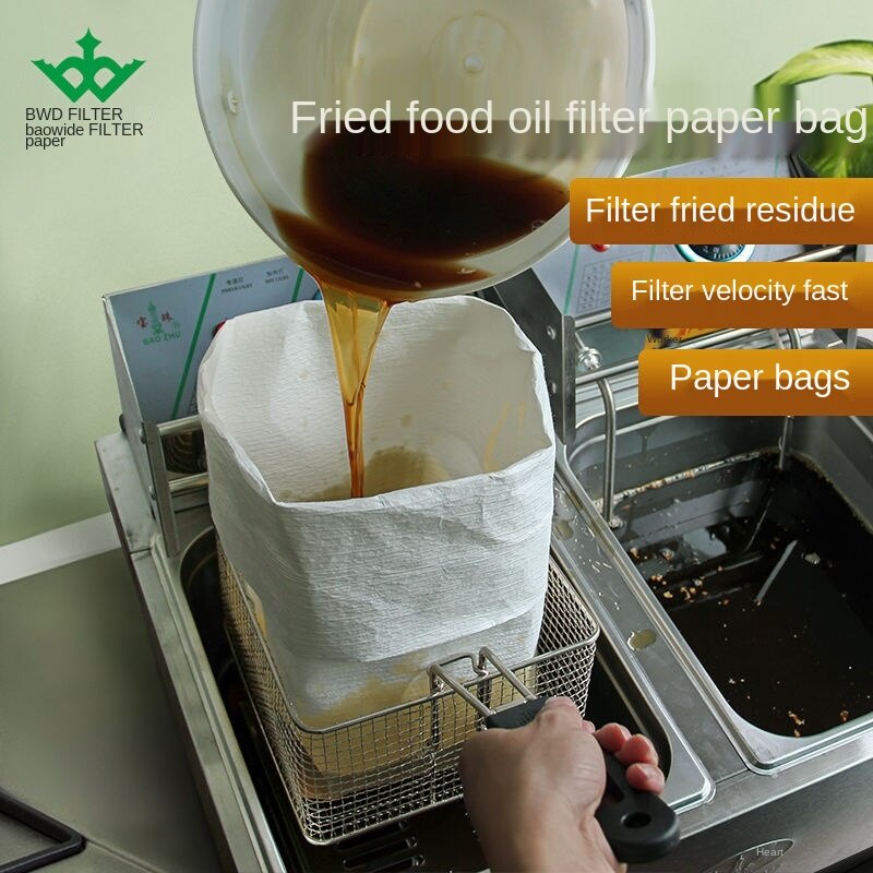 READY STOCK Kitchen Strainer Filter Residue Oil Filter Paper Bag